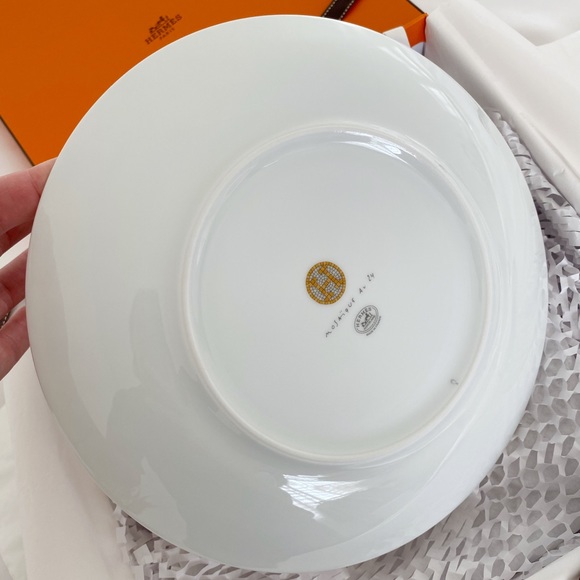 BRAND NEW Hermes Mosaique Au24 Gold Dessert Plate - Picture 5 of 14